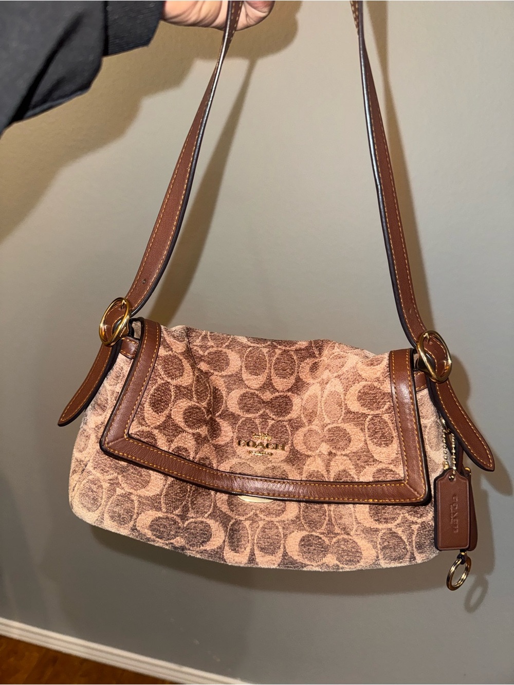 Coach Etta Chennile Small Flap
